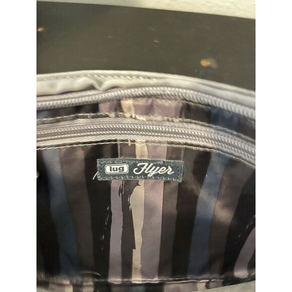 Lug Flyer Quilted Gray Wristlet Belted RFID Purse - Picture 3 of 5